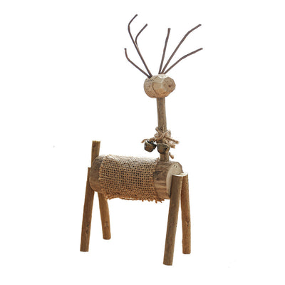 Adornos Navideños de Venado en Madera Maciza - Image 3