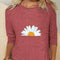 Blusa Suelta Cuello Redondo Casual