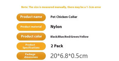 Pack 2 Collares Gallinas Anti-Ruido sin Gancho - Banda Cuello Cómoda - Image 12