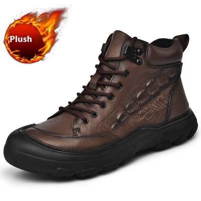 Botas Martin de Cuero Premium para Hombre con Cierre y Suela Antideslizante - Image 3