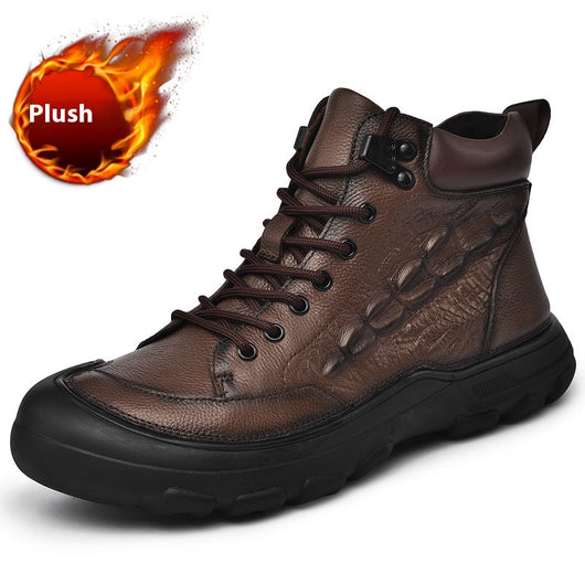 Botas Martin de Cuero Premium para Hombre con Cierre y Suela Antideslizante - Image 3