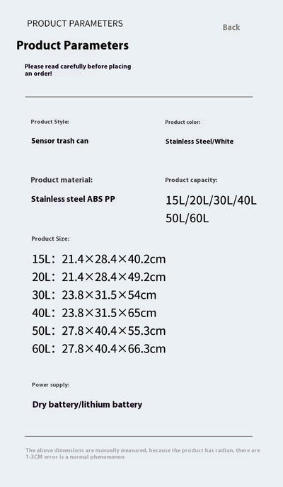 Basurero Inteligente Automático de Gran Capacidad con Sensor Infrarrojo - Image 33