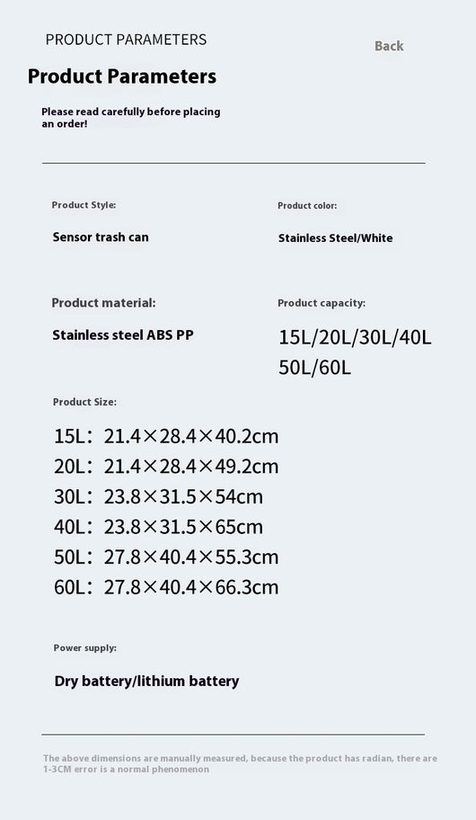 Basurero Inteligente Automático de Gran Capacidad con Sensor Infrarrojo - Image 33