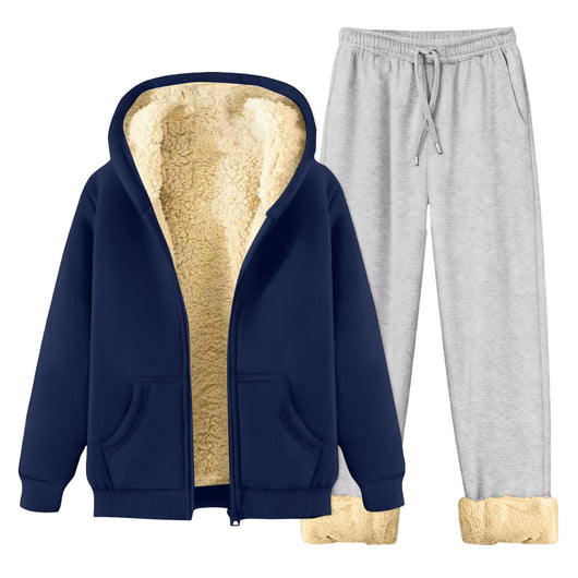 Conjunto Sudadera con Forro Polar Otoño Invierno - Image 12