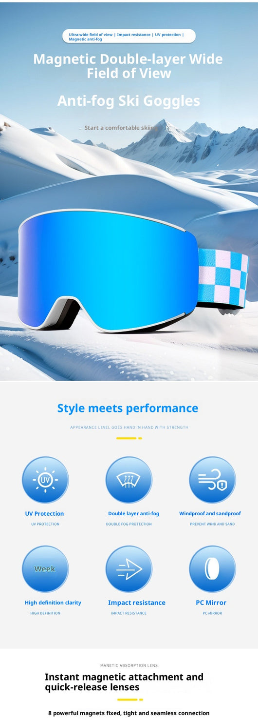 Gafas de Esquí Esféricas con Doble Capa Antivaho - Image 11