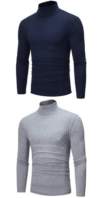 Suéter Cuello Alto Slim Fit Elegante para Hombre Joven - Image 9