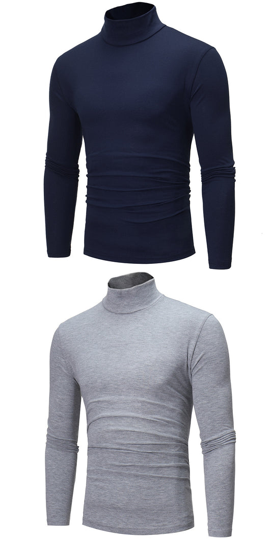 Suéter Cuello Alto Slim Fit Elegante para Hombre Joven - Image 9