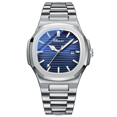 Reloj de Pareja Chenxi Acero Inoxidable Luminoso Resistente al Agua - Image 8