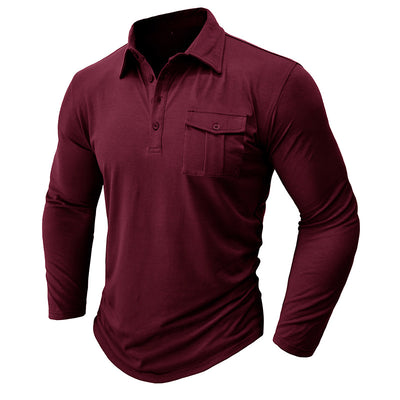 Camisa Clásica de Manga Larga Estilo Europeo para Hombre - Image 36