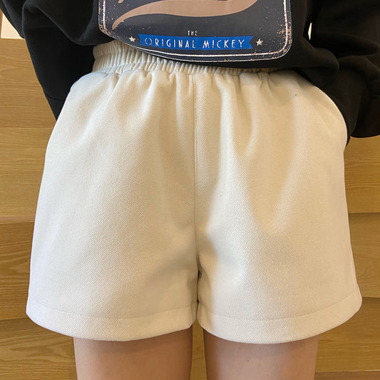 Shorts Talle Alto Mujer - Cintura Elástica, Corte Ancho y Holgado