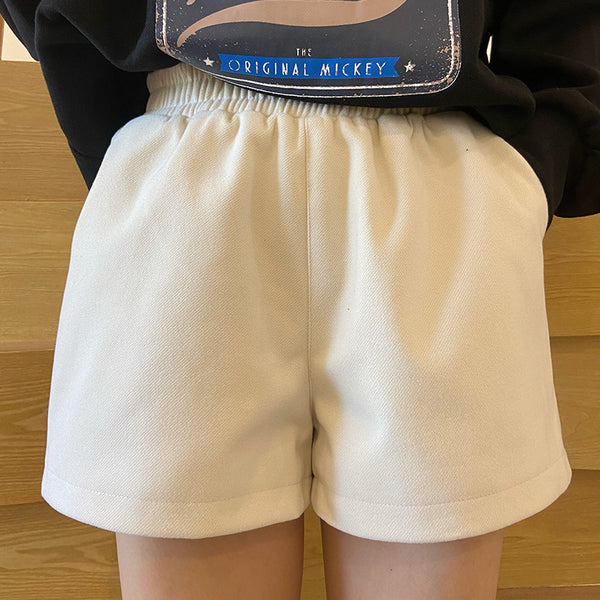 Shorts Talle Alto Mujer - Cintura Elástica, Corte Ancho y Holgado