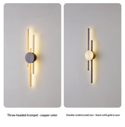 Lámpara de Pared Cobre Nordic Lujo para Sala y Pasillo - Image 12
