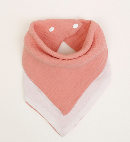 Pañuelo Triangular de Algodón Crepe para Bebé - Image 10