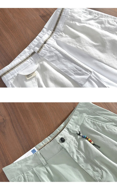 Pantalones Casuales de Algodón para Hombre - Corte 3/4 Clásico - Image 18