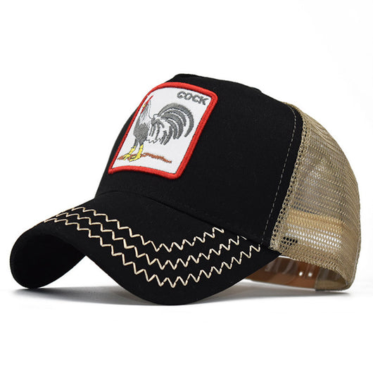 Gorra de Béisbol con Bordado de Animales y Red Trasera - Image 7