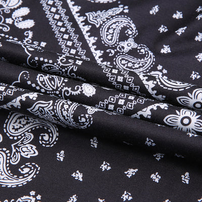 Falda Cintura Alta Estampado Flores de Anacardo con Diseño Asimétrico y Detalle Hueco Ajustable - Image 19
