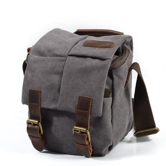 Bolsa de Cámara Retro de Un Hombro Impermeable - Image 8