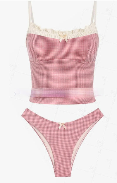 Bikini Mujer Estampado Leopardo con Detalles de Contraste - Image 7