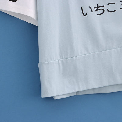 Sudadera con Capucha Estampado Cartón de Leche - Colorblock Manga Corta - Image 18