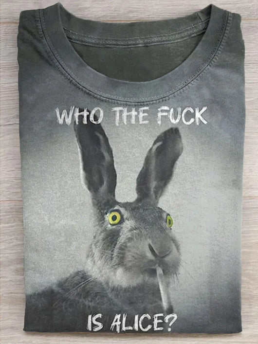 Camiseta Manga Corta Cuello Redondo con Estampado 3D para Hombre - Image 4