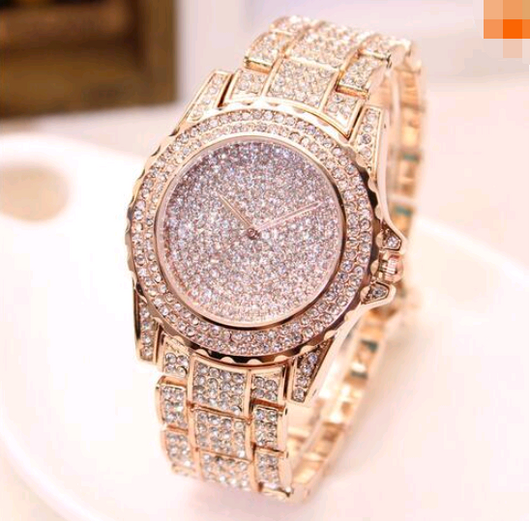 Reloj de Dama con Correa de Acero y Cristales Brillantes Gypsophila - Image 9