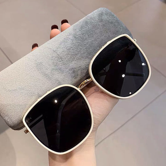 Gafas de Sol Circulares Metal Negro Estilo Trendy - Image 7