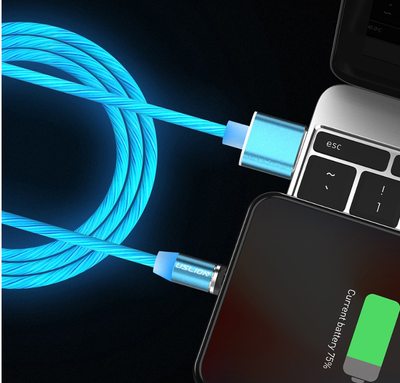Cable de Carga Magnético USB LED Compatible con Apple - Cargador Rápido Type C y Micro - Image 5