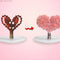 Tarjetas de Compromiso 3D, Invitación de Boda para Parejas, Tarjeta de Felicitación con Corte Láser, Regalo de San Valentín, Tarjeta de Aniversario, Venta al por Mayor, Árbol de Amor