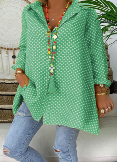 Blusa Suelta Elegante de Manga Larga - Image 3