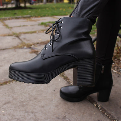 Botas Martin Impermeables para Mujer con Plataforma y Forro de Terciopelo - Image 3
