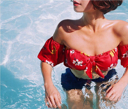 Vestido Ajustado de Cintura Alta con Mangas Abullonadas y Control de Abdomen - Image 12