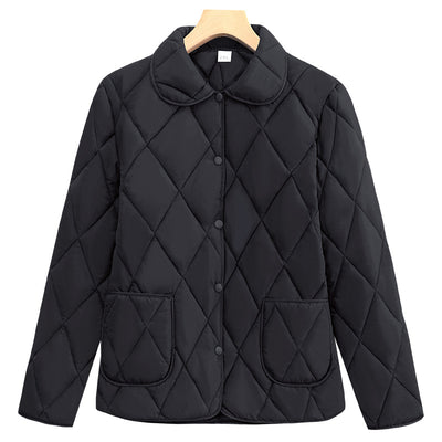 Chaqueta Acolchada Suelta de Algodón para Mujer - Diseño Ligero y Moderno - Image 9