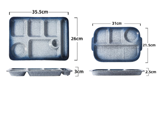 Plato Divisor de Cerámica con Compartimentos Múltiples - Image 13