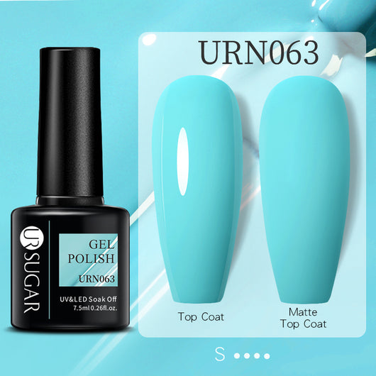 Esmalte de Uñas Gel Brillo Negro, Blanco y Rojo Efecto Mate - Image 30