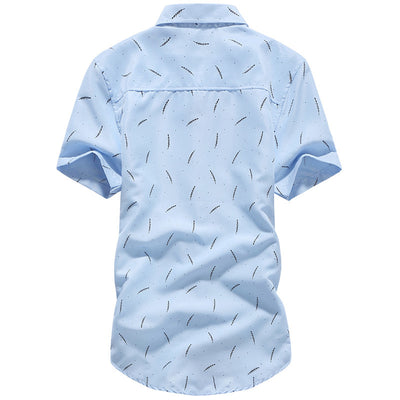 Camisa Manga Corta Slim Fit Estilo Coreano para Hombre - Image 4
