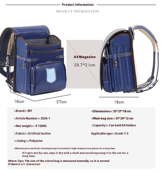 Mochila Escolar Primaria con Protección de Columna para Niñas de 1º a 6º Grado - Image 20