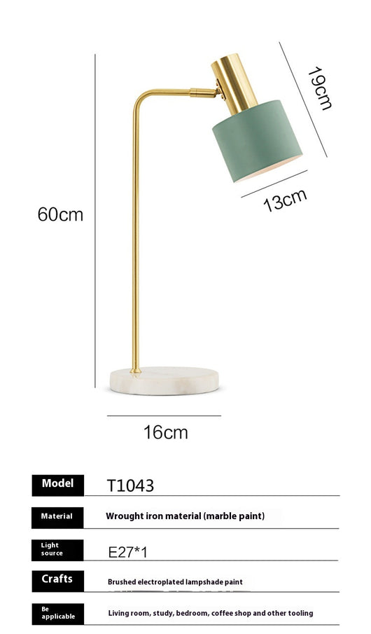 Lámpara de Mesa Mármol Estilo Nórdico Minimalista - Image 7