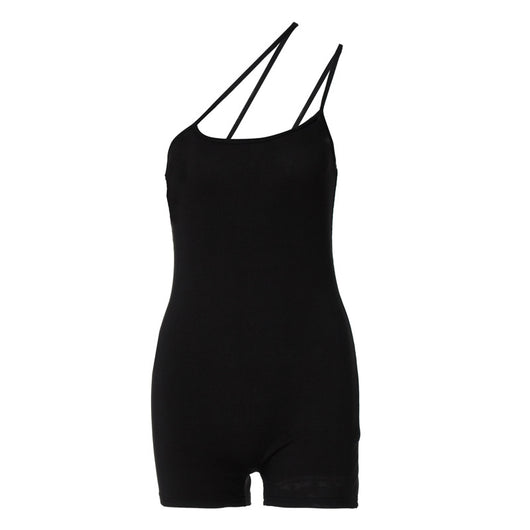Jumpsuit Slim Fit Hombros Caídos en Colores Sólidos - Image 3