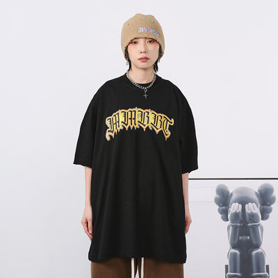 Camiseta Retro de Algodón Estampada para Mujer - Estilo Americano Clásico - Image 23