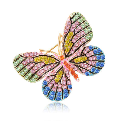 Broche Mariposa de Cristales Brillantes Estilo Europeo Premium - Image 9