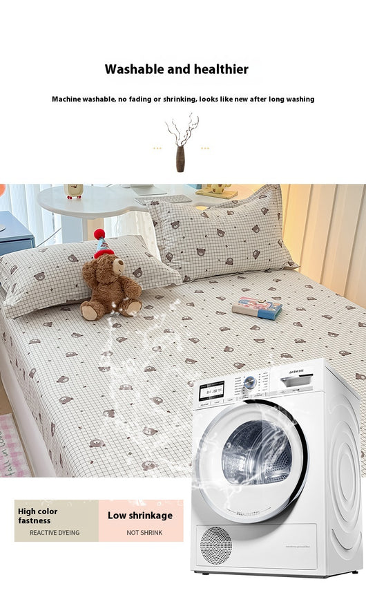Sábana Ajustable Infantil de Algodón Puro con Diseño Cartoon - Image 26