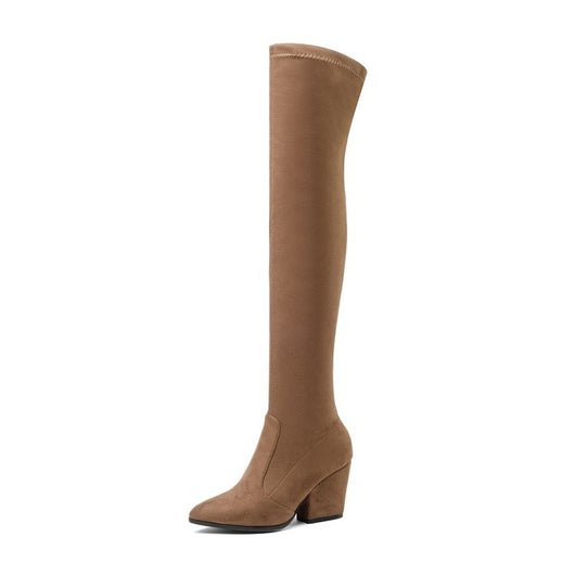 Botas de Invierno con Tacón Grueso y Caña Alta - Image 7