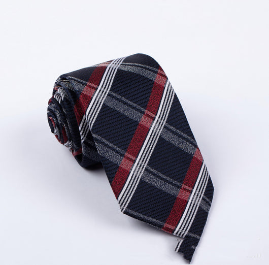 Corbata de Poliéster Jacquard con Rayas - Empaque Individual - Image 15