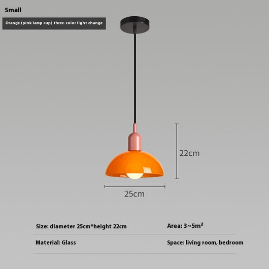 Lámpara Colgante Bauhaus Retro de Cristal para Restaurante - Image 41