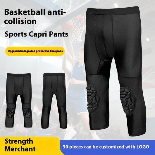 Leggings Deportivos Cortos con Protectores de Rodilla Integrados - Image 2