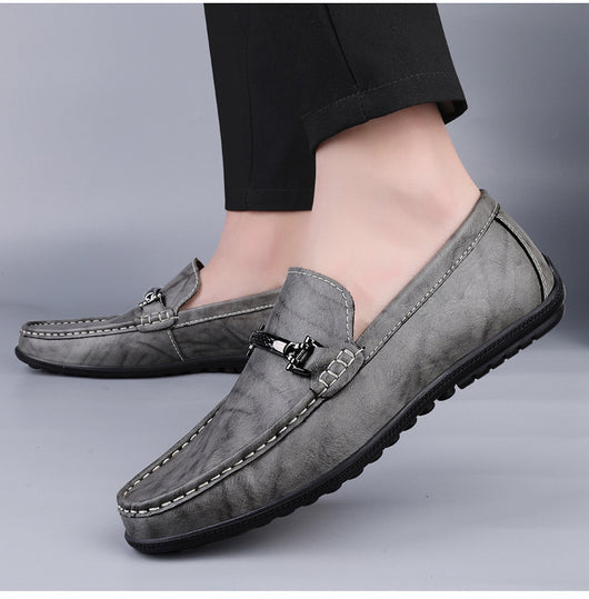 Zapatos de Cuero Genuino Transpirables Talla Grande para Hombre - Image 16