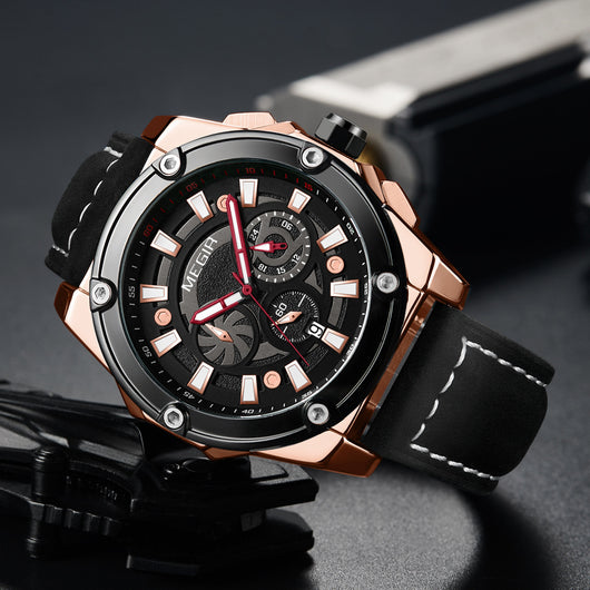 Reloj Cronógrafo Multifunción con Esfera Grande - Image 6