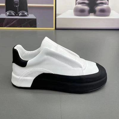 Zapatos Casuales de Cuero Genuino con Cierre Elástico y Transpirabilidad Máxima - Image 3