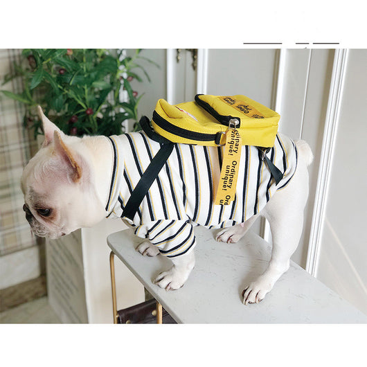 Ropa para Perros con Correa - Diseño Negro Elegante - Image 2