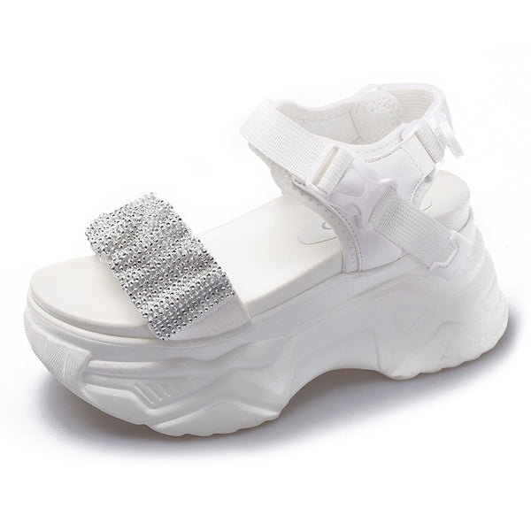 Sandalias Deportivas Cómodas Estilo Coreano con Punta Redonda
